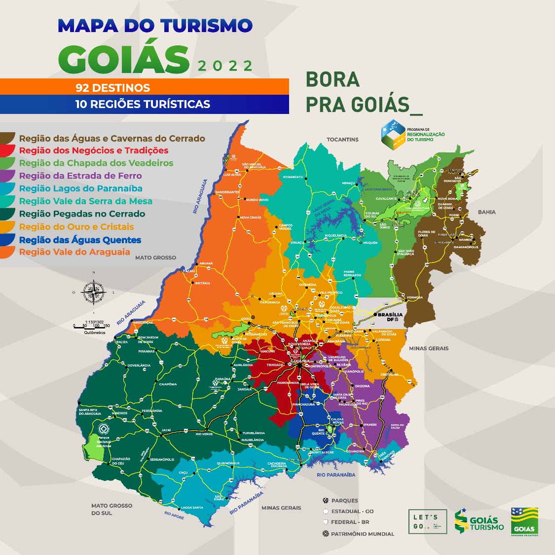 Jornal Somos Novo Mapa Do Turismo De Goi S Passa A Contar