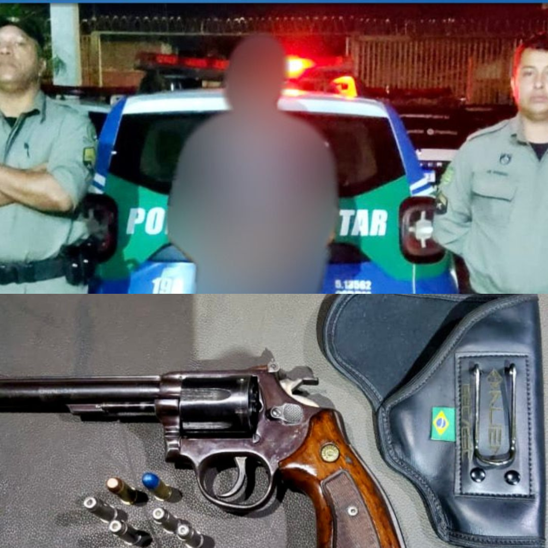 Homem é preso por posse ilegal de arma e quebra de medida protetiva em Rio Verde