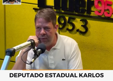 DEPUTADO ESTADUAL KARLOS CABRAL ANUNCIA EM ENTREVISTA QUE SERÁ CANDIDATO A REELEIÇÃO