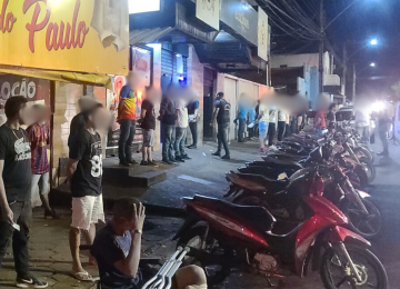 Durante operação, forças policiais fecham bar e boate e realiza detenções em Rio Verde