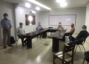 Entidades se reúnem com representantes da implantação da plataforma multimodal de Rio Verde
