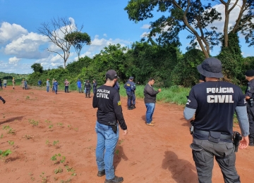 Ação integrada das forças de segurança de Rio Verde encontram corpo de homem assassinado
