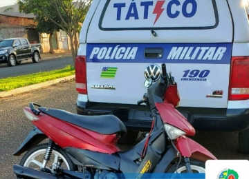 Patrulhamentos da PM resultam em recuperação de duas motocicletas furtadas