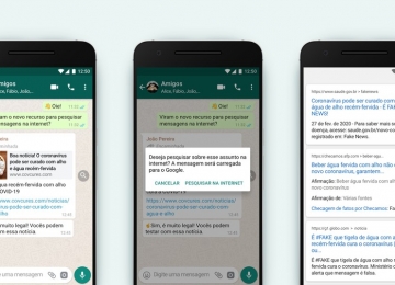 WhatsApp testa ferramenta de busca para usuários checarem veracidade de mensagens encaminhadas