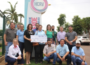Campanha do Grupo Decio doa 120 mil reais ao Hospital do Câncer em Rio Verde