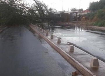 Chuva repentina deixou estragos em Rio Verde