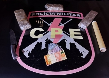 Denúncias ajudam CPE a prender traficante de drogas no setor Maurício Arantes