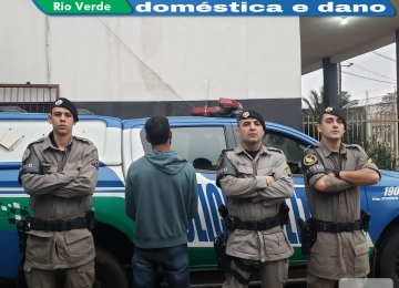 Indivíduo é preso por violência doméstica em Rio Verde neste sábado