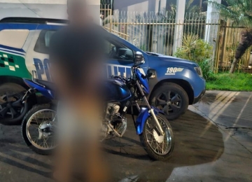 Motociclista 'barulhento' tenta fugir de abordagem policial e é perseguido por cinco bairros em Rio Verde