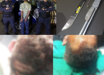 Homem é preso por tentar matar vítima com golpes de faca na cabeça, em Rio Verde