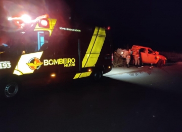 Capotamento na BR-060 deixa vítima fatal em Rio Verde