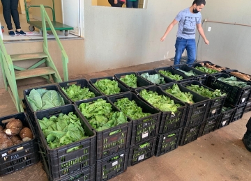 UPR de Jataí realiza doação de 40 caixas de alimentos ao Banco de Alimentos do município