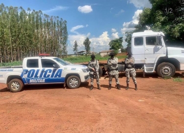 Batalhão Rural recupera caminhões furtados após denúncia em Rio Verde