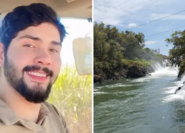 Corpo de jovem que pulou em cachoeira em São Simão é encontrado