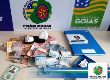 Cocaína, maconha e MD são encontradas com suposto traficante em Rio Verde