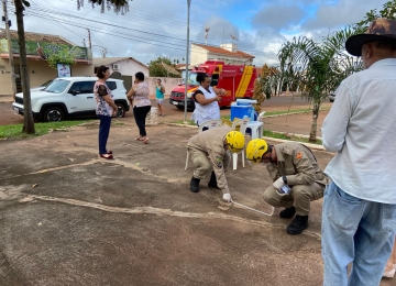 Bombeiros ajudam na organização da vacinação em Rio Verde