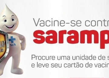 Secretaria de Saúde inicia hoje (10), vacinação contra o Sarampo