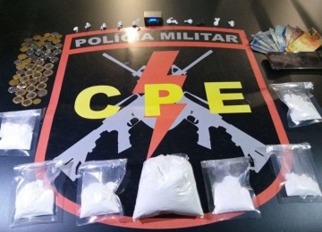 CPE e PM prendem por trafico de drogas em Rio Verde