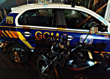 Em operação conjunta GCM e CPE recuperam moto roubada