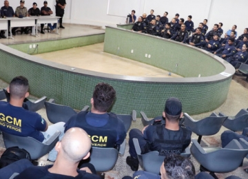 Guardas Civis Municipais se reúnem em primeira chamada geral do ano em Rio Verde
