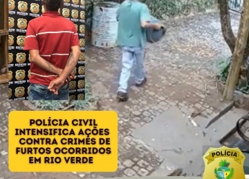 Gepatri de Rio Verde prende segundo autor de furtos na cidade