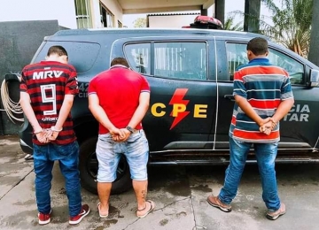 CPE prende trio por tráfico de drogas no Bairro Monte Sião
