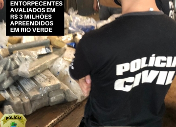 Polícia civil de Rio Verde incinera mais de 02 toneladas de drogas