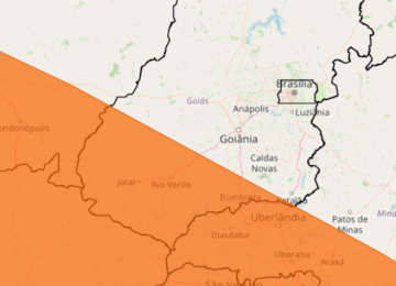 Alerta de chuvas intensas para a região de Rio Verde e sudoeste de Goiás nesta segunda (17)
