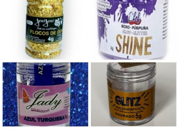 Anvisa suspende venda de glitters usados em confeitaria após identificar materiais plásticos 