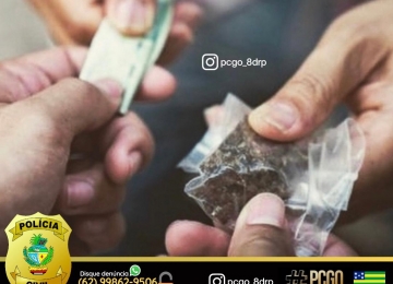 Após investigação Civil de Rio Verde prende jovem por tráfico de drogas 