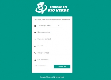 Rio Verde lançou app para ajudar vendas de comércio local