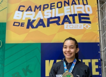 Atleta do Sudoeste goiano conquista duas medalhas em Campeonato Brasileiro de Karatê 
