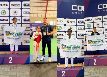 Atletas de Rio Verde brilham na Copa do Brasil de Taekwondo no RS