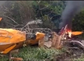 Avião agrícola cai em Bom Jesus e mata piloto