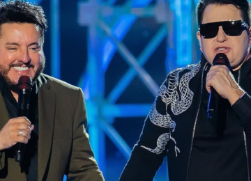 Marrone teve 5 costelas trincadas e passou por cirurgia após queda durante show em Goiânia
