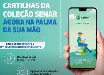 Senar lança aplicativo para acesso a mais de 170 cartilhas digitais do meio rural