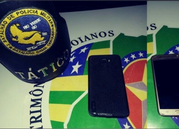Dupla é presa por furto de celular na Zona Norte de Rio Verde 