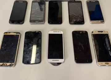 Dez celulares são apreendidos em Unidade Prisional de Jataí