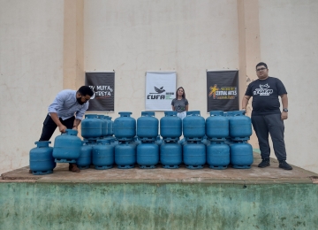 CUFA realiza mais uma Ação Social de entrega de botijões de gás para famílias carentes