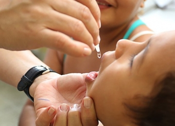 Baixa adesão da vacinação contra a poliomielite preocupa Ministério da Saúde