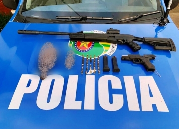 Batalhão Rural/COC prende caçador ilegal com armas, munições e aves mortas