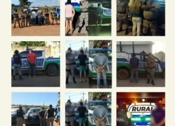 Batalhão Rural recaptura 10 foragidos em 24 horas em Goiás