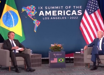 Bolsonaro fala à Biden sobre Amazônia, eleições e pandemia na Cúpula das Américas