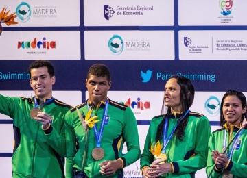 Brasil conquista 13 medalhas e assume terceiro lugar no Mundial de natação paralímpica
