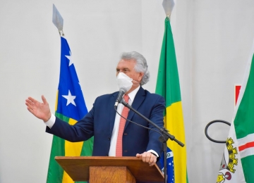 Caiado afirma que assinatura da adesão do estado de Goiás ao RRF será nesta sexta (24)