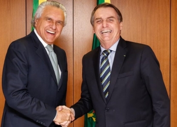 Bolsonaro diz que sempre será amigo de Caiado e que voltará à Goiás neste sábado (06)