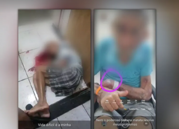 Filho é preso após praticar violência contra pai idoso; vídeos do ato eram postados na internet