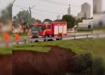 Chuva provoca alagamento e erosão em avenidas de Rio Verde nesta quinta (29)