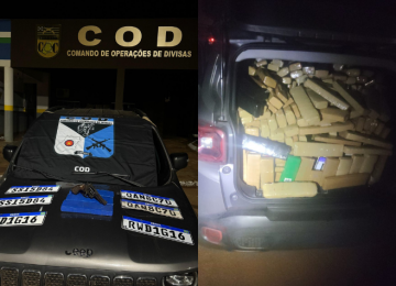 COD apreende mais de 1 tonelada de maconha em interior de veículo, em Chapadão do Céu; traficante foi morto