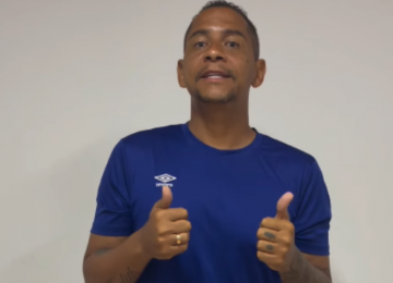 Com 40 kg a menos, atacante Walter celebra nova fase e incentiva seguidores